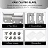Xspeedonline 2 Hole Clipper Blade Replacement for Wa-hl Clipper Blades,