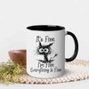 Gifts for Cat Cat Lover,It's Fine I'm Fine Everything is