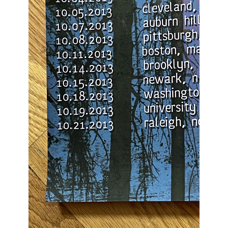 Nine Inch Nails 11x17 FRAMED POSTER Tension World Tour 2013