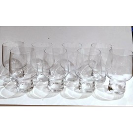 ALESSI for DELTA AIRLINES Cordial Short Stem Glasses wine glass Set of 8