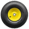 Felixstory 15x6.00-6 Lawn Mower Tire and wheel,15x6-6 Tubeless Riding Mowers
