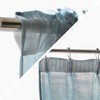 FADFAY Pastoral Cortina de cortina ajustable con gancho manual, 1
