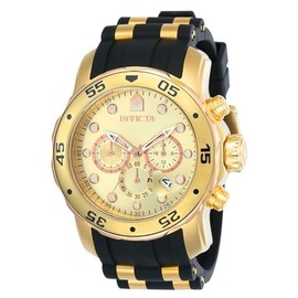 Invicta Men's 17884 Pro Diver Analog Display Swiss Quartz Black Watch