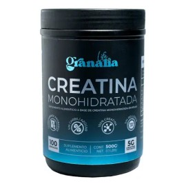 Creatina Monohidratada 100 Pura 500 G 100 Serv Granalia Lif Sin Sabor                                                                                 
