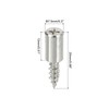 QUARKZMAN Shelf Support Pins, 12 Pieces Shelf Pins, Self Tapping