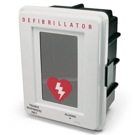 Allegro Industries 4400-D Plastic Defibrillator Wall Case 14 inches x 9.5 inches x 18 inches