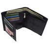 MARSHAL Genuine Leather RFID Signal Blocking Wallets For Men -
