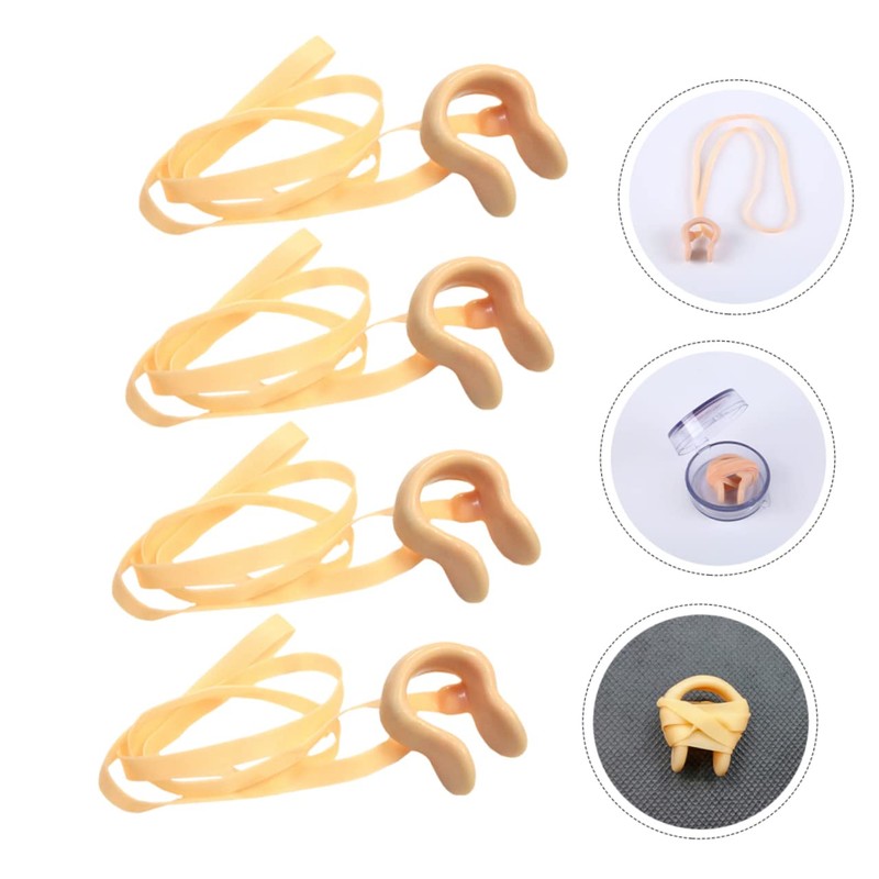 Kisangel Swimming Pack of 4 Sturdy Nose Protection Wear-Resistant Clips