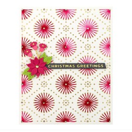 Circular Stitch Background Metal Die Cuts, Circular Stitch Background Cutting Dies Cut Stencils Card Paper Craft DIY Template Metal Cutting Dies Album Embossing Paper Dies for Card Making Scrapbooking