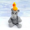 Crochet Kit Baby Hippo