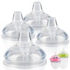 Sippy Spout Nipples for Comotomo Baby Bottles,100% Soft Silicone Sippy