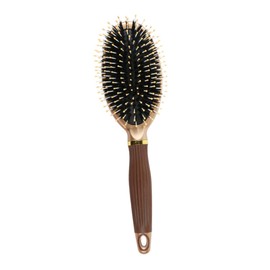BIUDECO Hair Brush Handle Boar Bristle and Nylon Needle Anti-static Hair Styling Comb