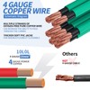 10L0L Heavy Duty 48V Golf Cart Battery Cables - Compatible