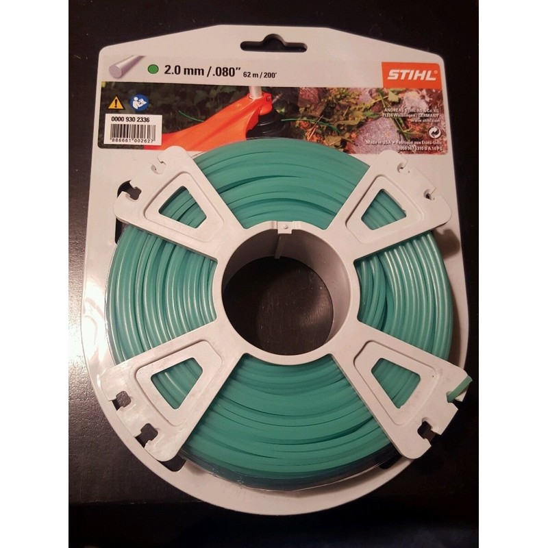 Stihl 000 930 2336 Round Strimmer Line 2.0 mm Green