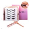 Kit De Pestañas Postizas 3d Magnéticas & Delineador De Ojos