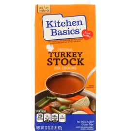 Kitchen Basics All Natural Original Turkey Cooking Stock, 32 Ounce -- 12 per case.