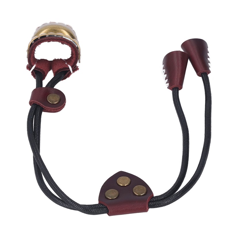 Archery Leather Finger Guard Comfortable Regulating Ergonomic Simple Use Archery
