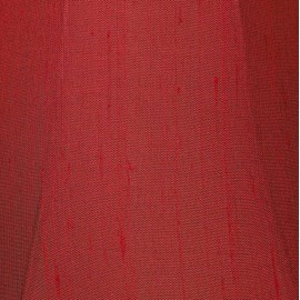 Set of 8 Bell Lamp Shades Deep Red Faux Silk Small 3" Top x 6" Bottom x 5" High Candelabra Clip-On Fitting - Springcrest