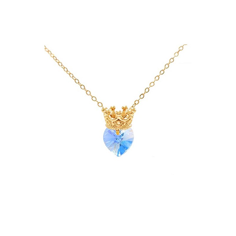 Tutti Joyeria - Collar de Princesas con Corona y Cristal