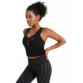 INUIOK Women's Weighted Vest: A Running Vest Where Fashion Meets Function. Approximately 5 pounds in weight, designed for women, it adds resistance for better workouts and is perfect for runs and walks.