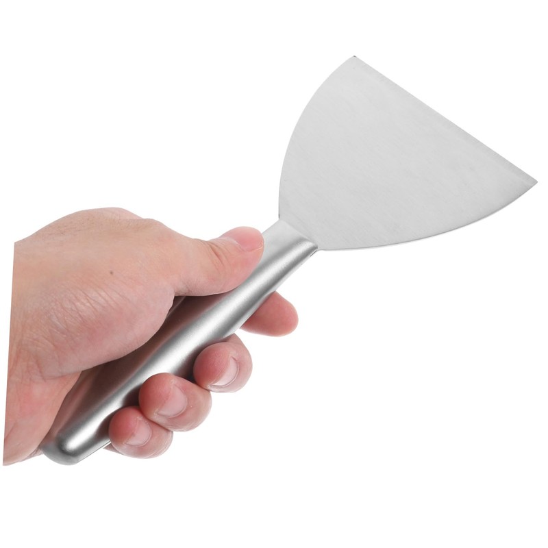 IWOWHERO Stainless Steel Paint Scraper Tool Ergonomic Putty Spatula for