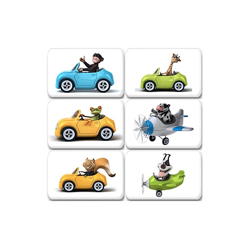 Merchandise for Fans 3D Animals in the Car and Plane