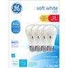 GE 67615 LED Soft White A19 Dimmable Light Bulb, 10
