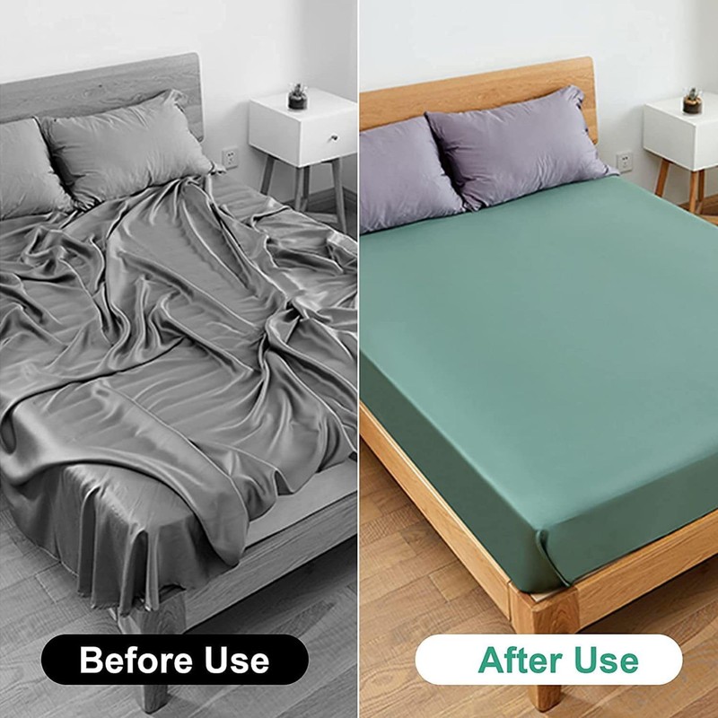 Bath & Bath Sheets No Slip Clip, Anti-Slip Comforter, Single,