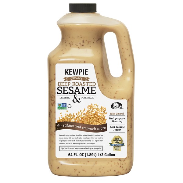 Kewpie Deep Roasted Sesame Dressing, 64 Ounce