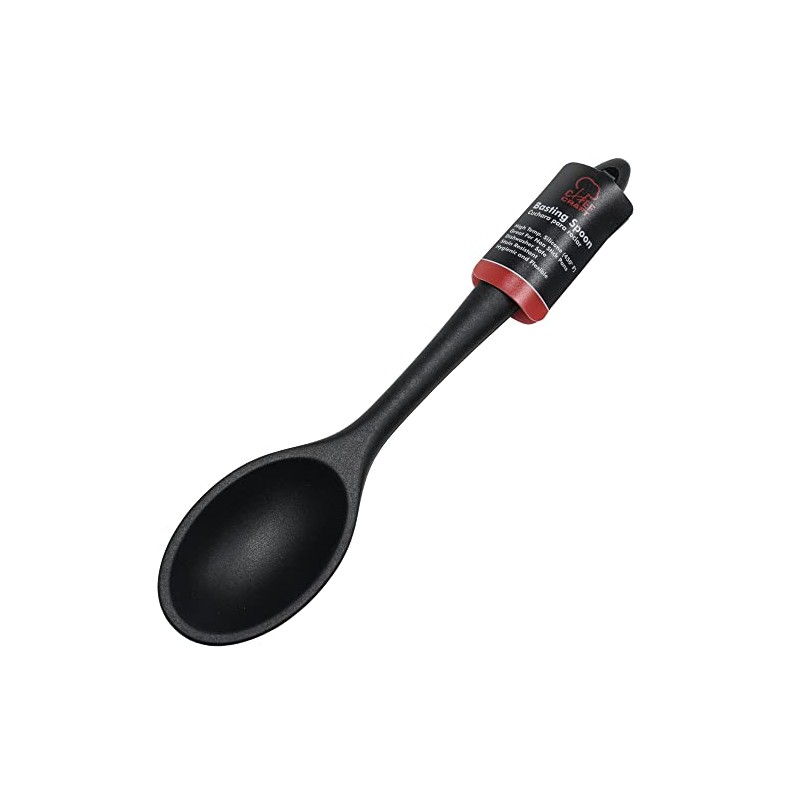 Chef Craft Premium Silicone Basting Spoon, 11 inch, Black