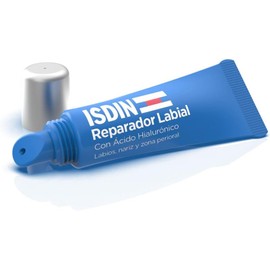 ISDIN reparador labial fluido con acido hialuronico. protege y repara los labios, la nariz y la zona perioral, textura fluida y ligera, 10ml