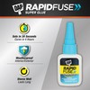 Rapid Fuse 7079800155 Purpose Adhesiv Raw Building Material, Clear, .85