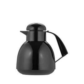 Helios Day Push Vacuum Jug, 1 Liter, Black, 34 fl Oz