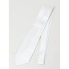 Ships 118232408 Men's Necktie, Silver Formal Necktie - Necktie White3