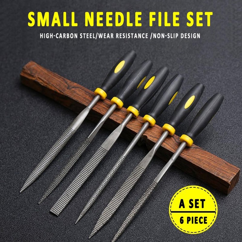 BE-TOOL Mini Files Set 6Pcs Rasp Set Hand Wood Files