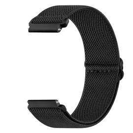 Elastic Strap for Garmin Forerunner 255, 265, Venu 2/Venu 3/Vivoactive 4 45mm for Women Men, 20mm Adjustable Soft Nylon Stretchy Band for Garmin Forerunner 255/265 Music,Legacy Hero Strap Black