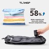 TLANGP Travel Vacuum Bags, with Pump, Suitable for Carry-On Luggage