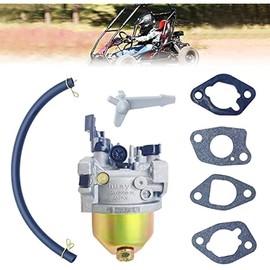 KT196 Go Kart Carburetor with Gaskets For Coleman 6.5HP 5.5HP 196cc 200GK Go Kart Carburetor Huayi Carburetor OHV Engine Go Kart Carb