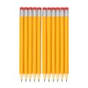 50 Pack HB Pencils – Yellow Wood Pencils with Erasers