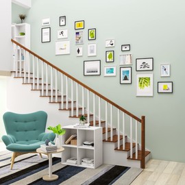 WOLTU #315-1 Picture Frame, Photo Gallery, Photo Collage Gallery, Plastic and Real Glass, New Life Style, 13X18