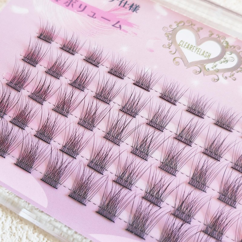 CLEAREYELASH Partial False Eyelashes, Large Capacity, 55 pcs, Korea, Natural,