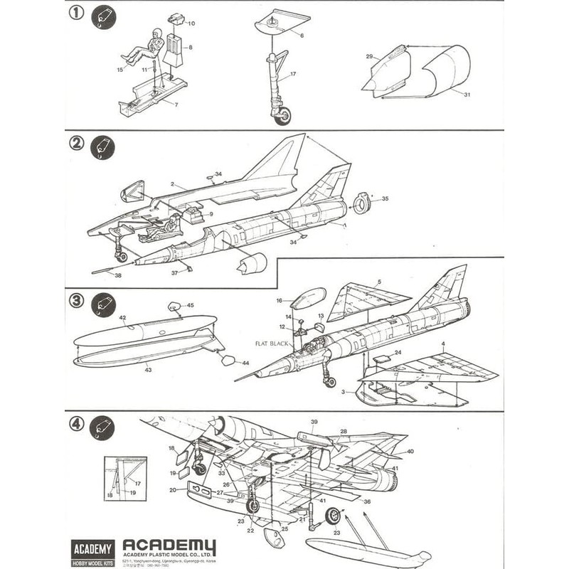 Academy ACA12248 Model Kit, Various