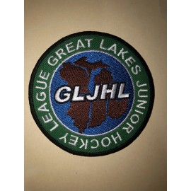 Great Lakes Junior Hockey League Embroidered Patch 4”