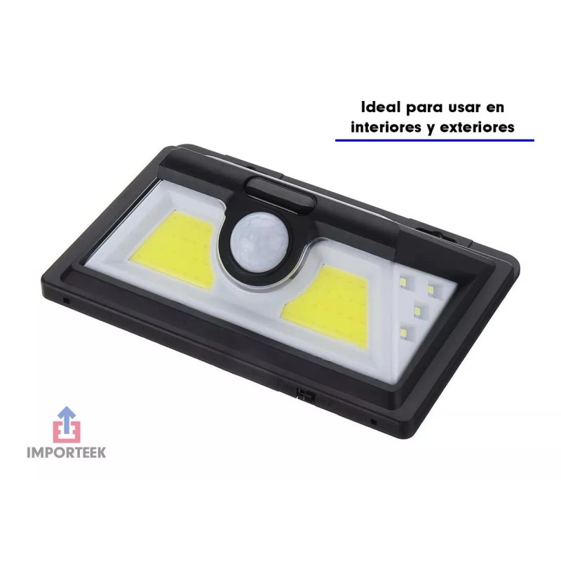 Importeek Lampara Solar Led Reflector Exterior Jardin Sensor Potente