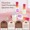 modelones Dip Powder Liquid Set 4+4 Pcs, Dip Powder System