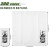 200 Stück Einweg-Handtücher, Dekorative Badezimmer-Servietten, Weiche & Saugfähige Papiertücher, Gästehandtücher
