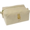 'Ginger Cat' Canvas Wash Bag/Makeup Case (CS00032669)