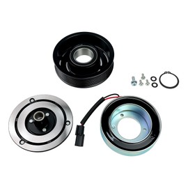 VrooDrive A/C Compressor Clutch Assembly Kit Pulley Coil Set for 2013 I-nfiniti JX35 3.5L 2008-2014 for N-issan Maxima 3.5L | Precision Fit