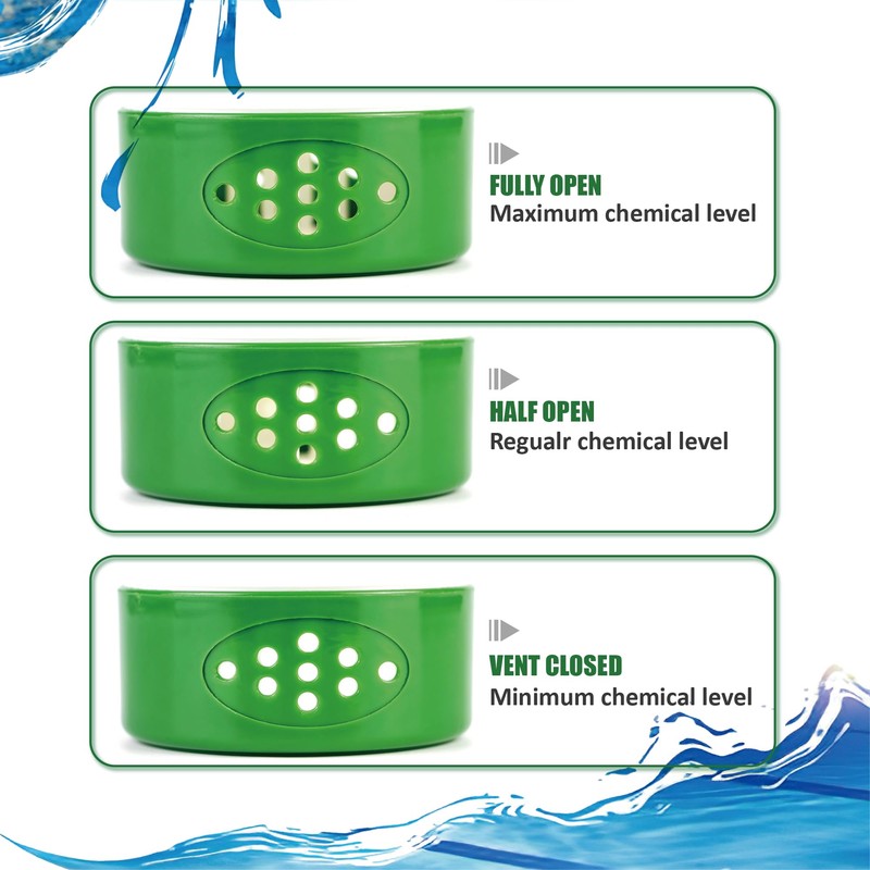 MKLZ Chlorine Floater for Pool, Floating Large Chlorine Dispenser, Bromine
