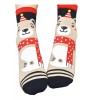 Patry Deluxe Paq 4x Calcetin Figuras Navideñas Santa, Reno, Pinguno,